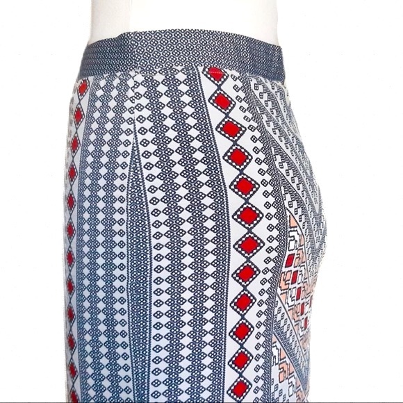 Sz 14 TIGERLILY Geometric Print Gray Pencil Skirt NWOT - Picture 3 of 7